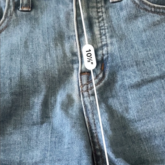 Madewell high rise denim shorts pierced edition - Picture 7 of 8